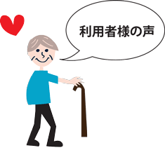 ご利用者さまの声